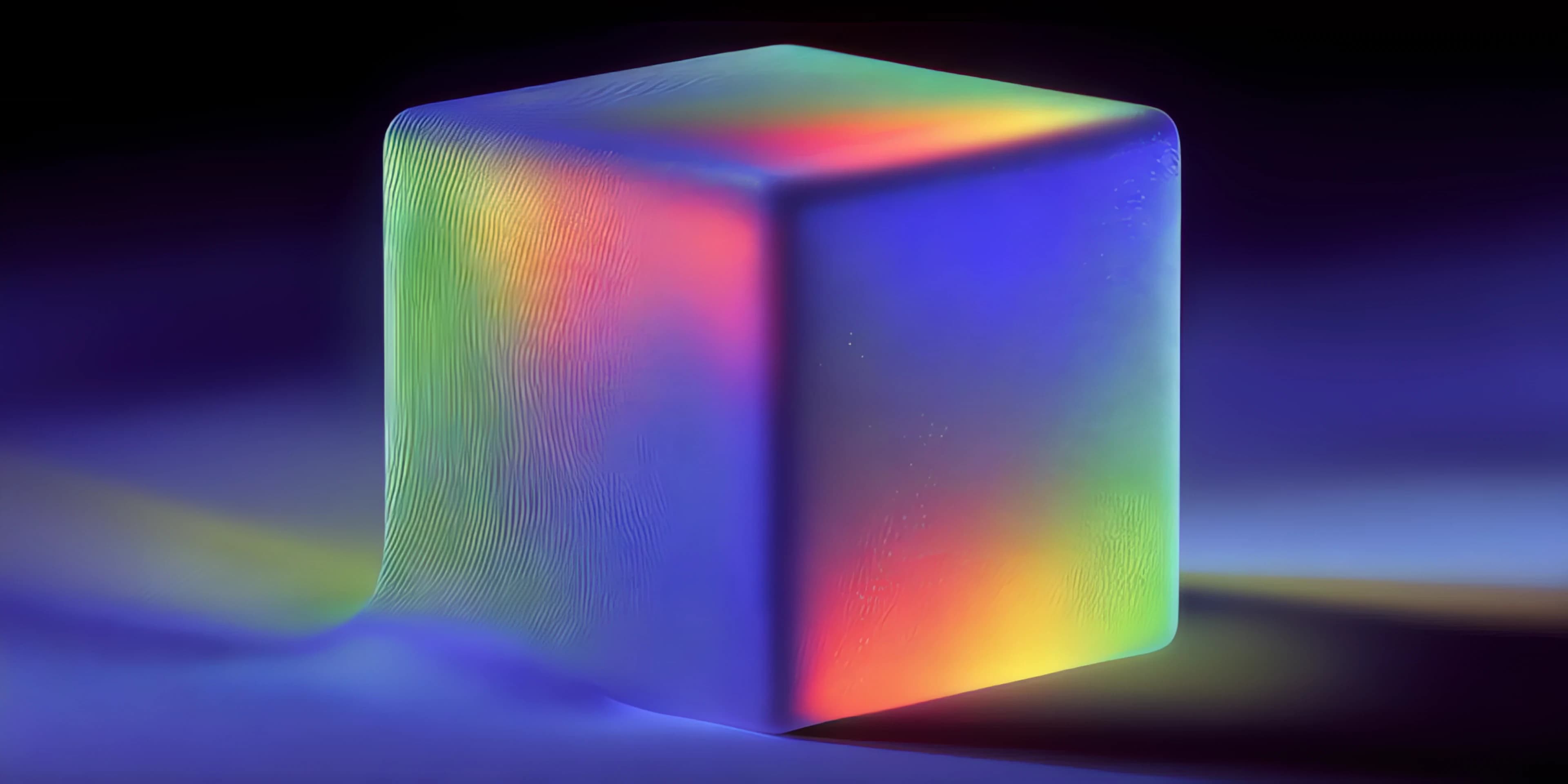 Rotating cube preview