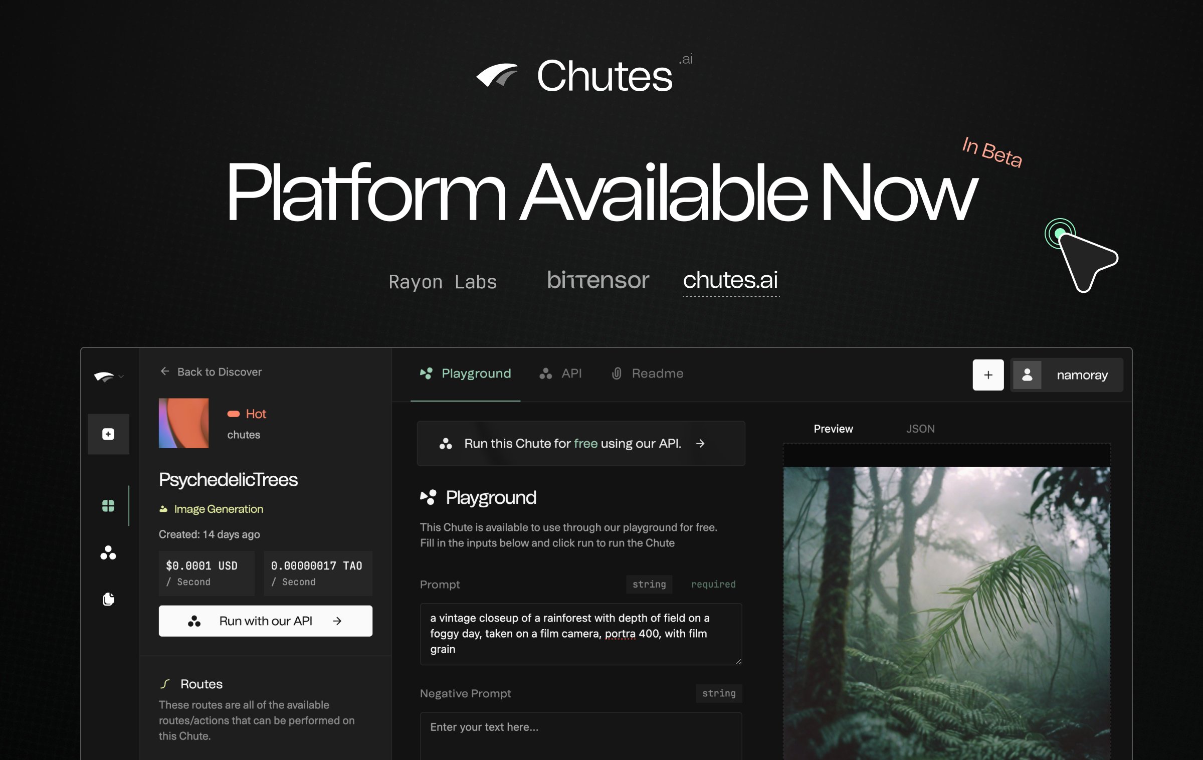 Chutes Has Landed! 🪂 Just in time for Christmas, Permissionless AI Compute is Here